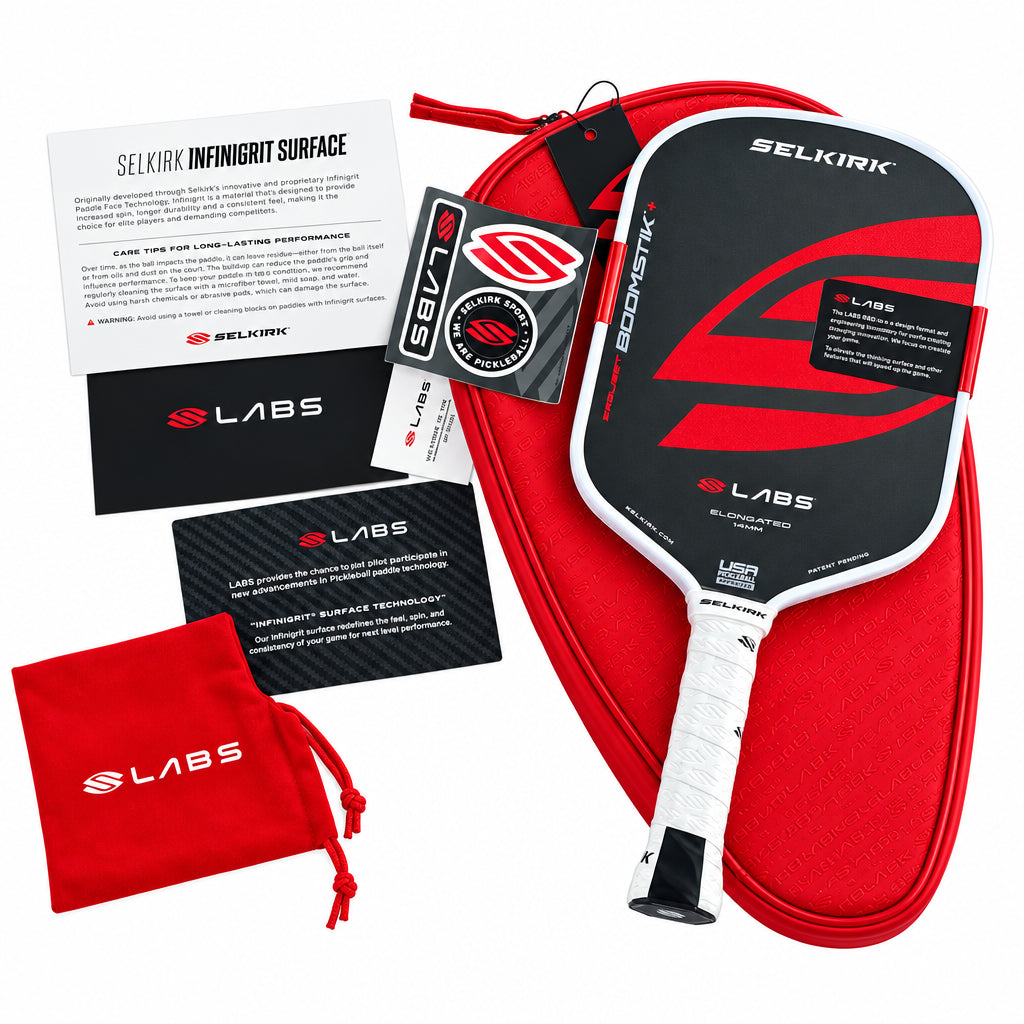 Boomstick Elongated Pickleball Paddle, 16mm – USA Pickleball Approved