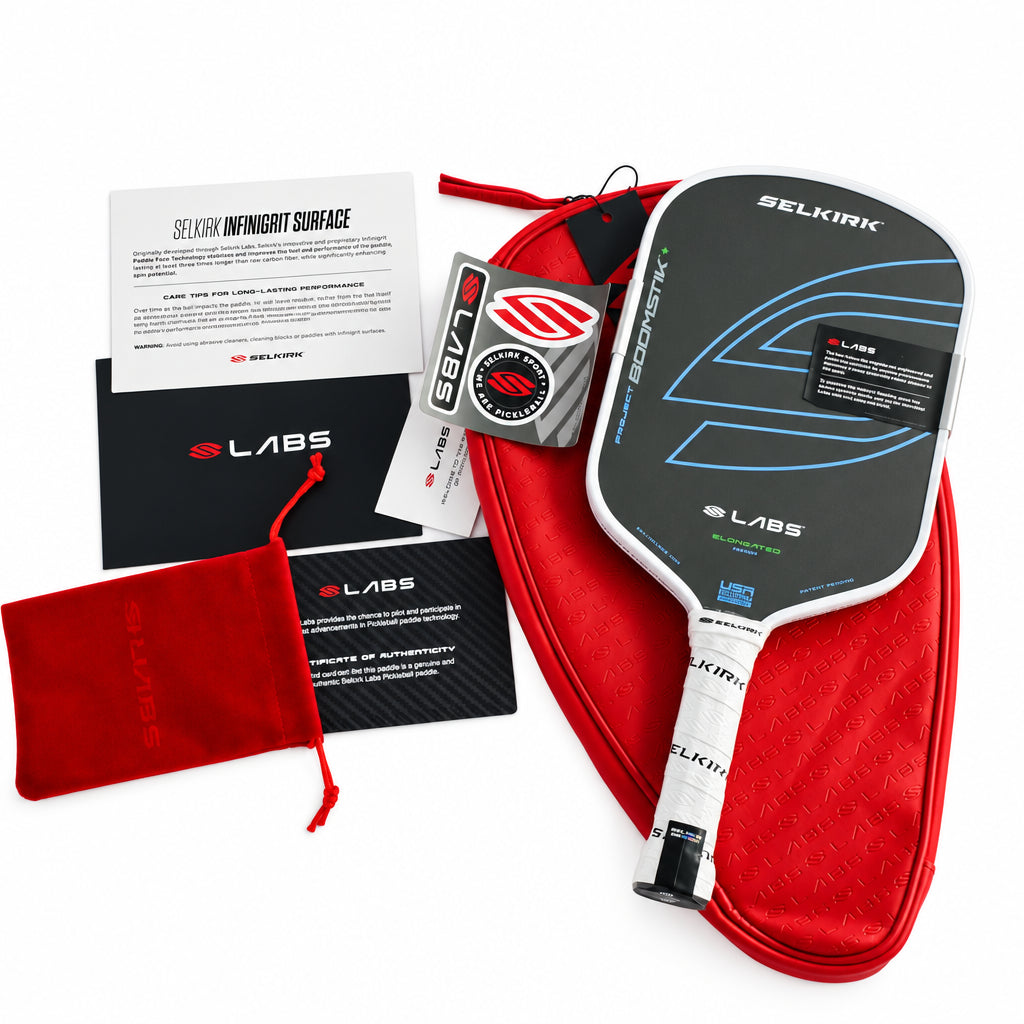 Boomstick Elongated Pickleball Paddle, 16mm – USA Pickleball Approved
