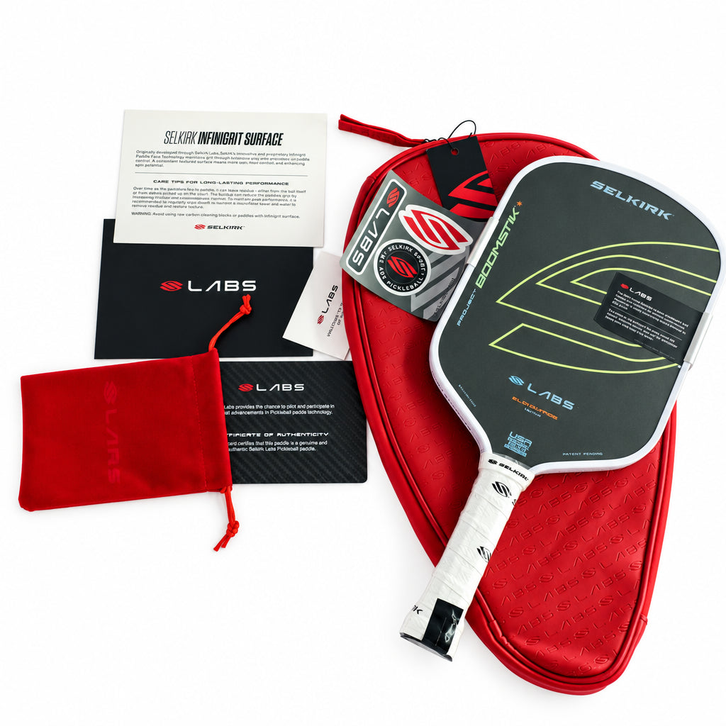 Boomstick Elongated Pickleball Paddle, 16mm – USA Pickleball Approved