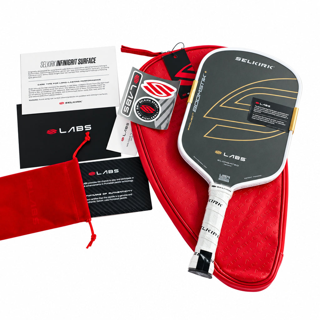 Boomstick Elongated Pickleball Paddle, 16mm – USA Pickleball Approved
