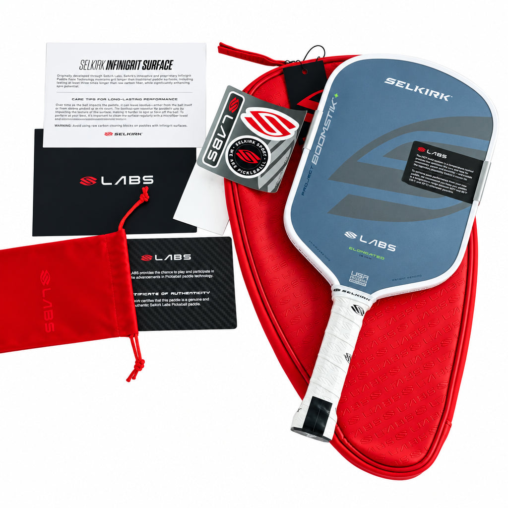 Boomstick Elongated Pickleball Paddle, 16mm – USA Pickleball Approved