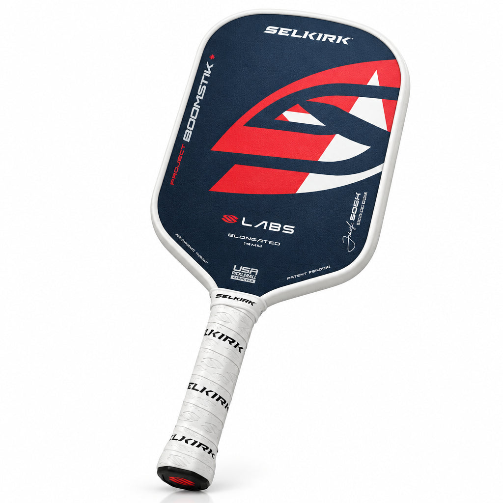 Boomstick Elongated Pickleball Paddle, 16mm – USA Pickleball Approved